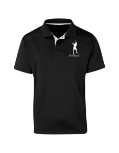 Black Men's Golf Shirt-image