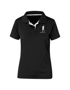 Black Women's Golf Shirt-image